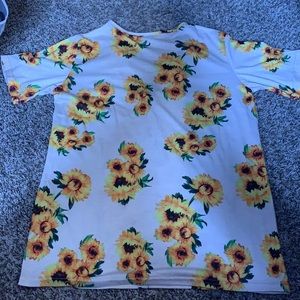 Open Back Sunflower Top